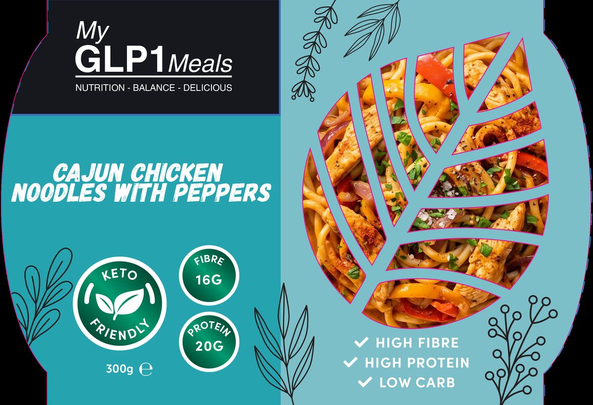 Cajun Chicken Noodles with Peppers
