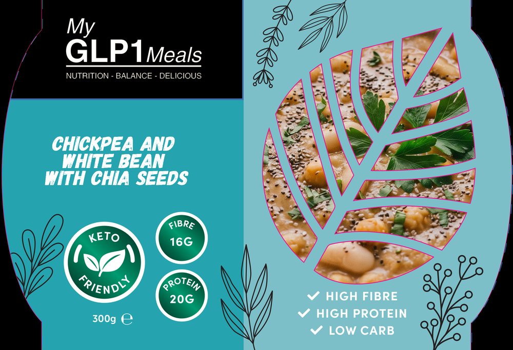 Chickpea and White Bean with Chia Seeds